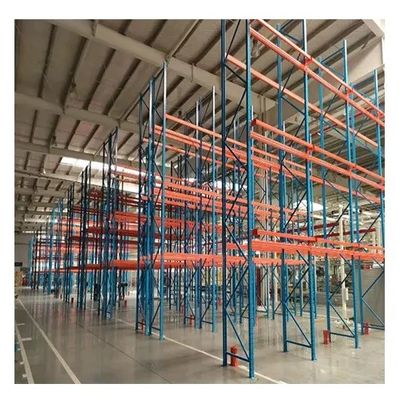 Q235B/D Q355B/D Çelik Depo depolama rafı Ağır görevli seçmeli palet rafı