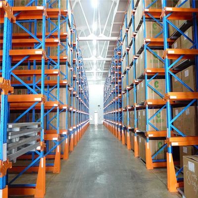 Depo depolama sürücüsü pallet raf toz kaplama ağır iş endüstriyel rafları