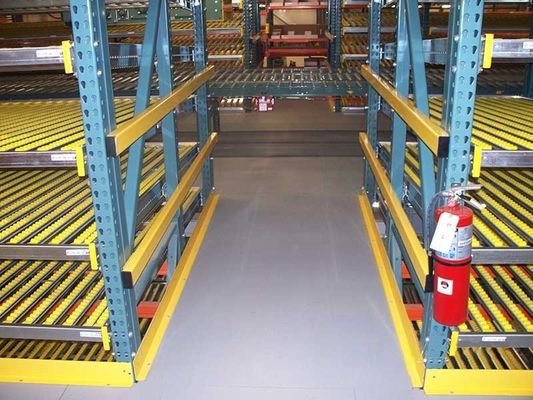 Depo Yerçekimi Karton Akış Sistemi Rulolu Palet Akış Racking
