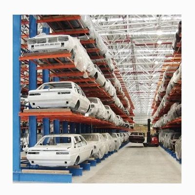 Powder Coating Cantilever Steel Rack Hot Dip Galvanised For Logistics Storage (Logistik Depolama İçin Sıcak Dip Galvanize Edilen)