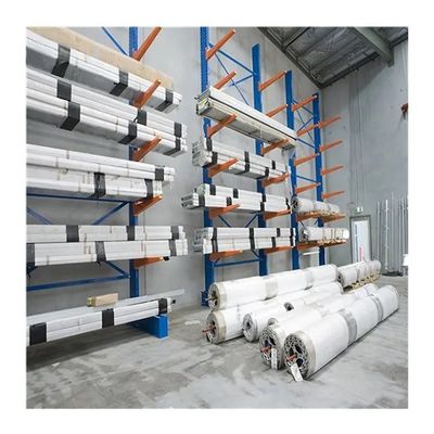 Tek / Çift Yan Dış Kantilye Depolama Rackları Ağır Görevli Galvanize