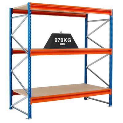 Süpermarket Depo Uzun Aralıklı Raf Sistemi Orta Görevli Rak Sistemi