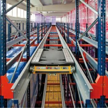 Depo Ekonomik Alan tasarrufu Radyo Mekiği Depo için Palet Racking Sistemi