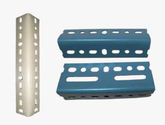 Ambar depolaması için özel açılı çelik hafif görev rafı 2