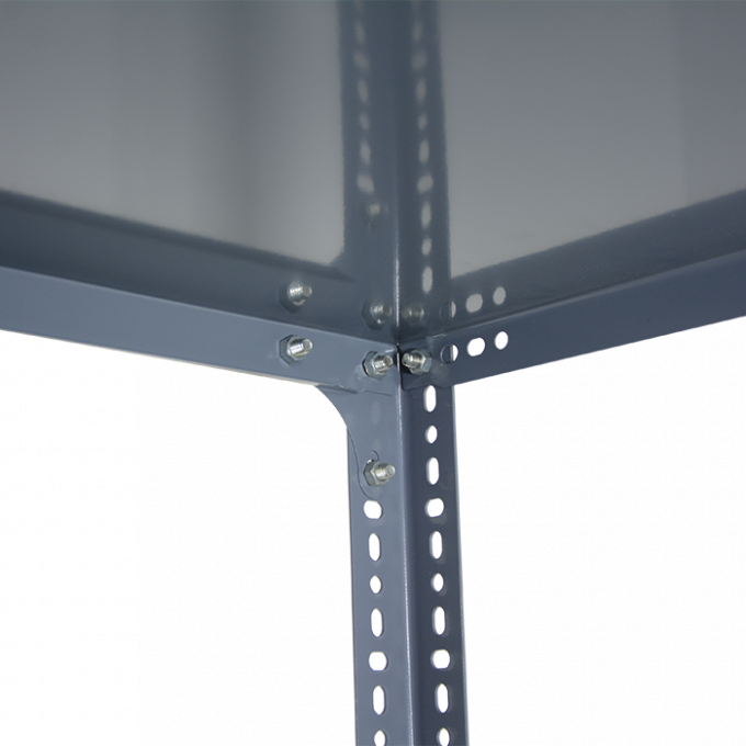 Ambar depolaması için özel açılı çelik hafif görev rafı 5